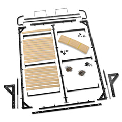 Twin-Size I-Semble Horizontal-Mount Murphy Bed Hardware Kit with Mattress Platform