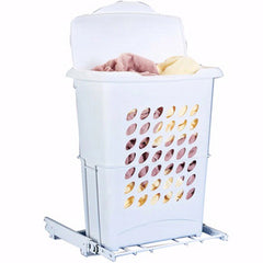 Pullout Hamper w/Tall Polymer Basket, Rev-a-Shelf HPRV Series