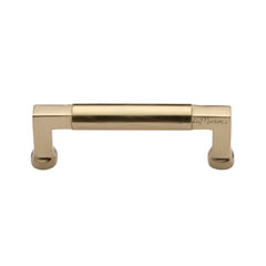 10-5/8'' Bauhaus Cabinet Pull, Satin Brass