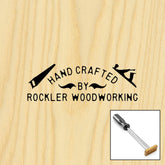 Three-Line Arc with Tools Branding Iron, Torch-Heated Handle