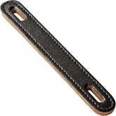Black Leather Handle (1-1/8" W x 8-1/2" nominal length)
