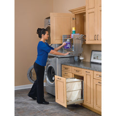 Cabinet Pull-Down Shelving System Wall Accessories - 24 in.