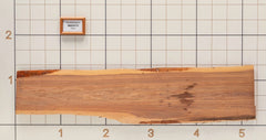 Patagonian Rosewood Live Edge Slab, 13-3/4''W x 62''L x 1-1/8'' Thick