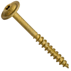 Centerline #7 x 1-1/4'' Washer Head Low-Profile Star Drive Screws, Exterior Bronze Ceramic, 100-Pack