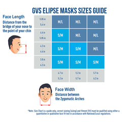 GVS Elipse P100 Organic Vapor Half Mask Respirator, Medium/Large