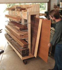 Rolling Lumber Cart Downloadable Plan
