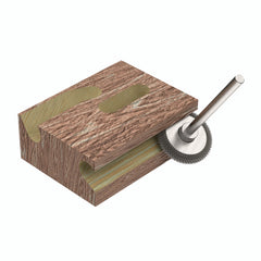 Kutzall Original - Rotor Saw Burr, 1/8'' Shaft, Head Diameter 3/4'' X Head Length 1/8'', Coarse