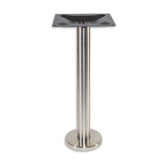 Bolt-Down Stainless Steel Table Base/Pedestal, Table Height