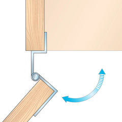Non-Mortise Institutional Hinge