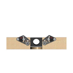 JessEm Mounting Brackets for Clear-Cut Stock Guides On A Shop Made Fence