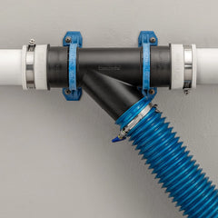 Dust Right Schedule 40 PVC Adapter, 2'' PVC to 2-1/2'' Fitting