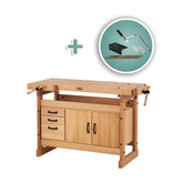 Sjobergs Nordic Pro 1400 Workbench with SM03 Cabinet and Accessory Kit