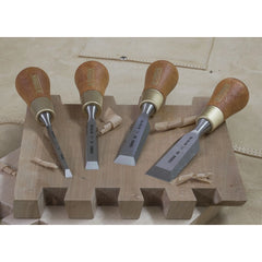 4-Piece Narex Butt Chisel Set
