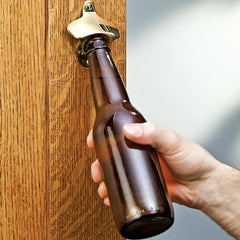Surface-Mounted Bottle Opener, Black