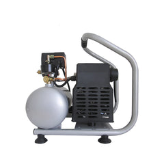 Light & Quiet Portable Air Compressor, 0.6 HP, 1 Gallon
