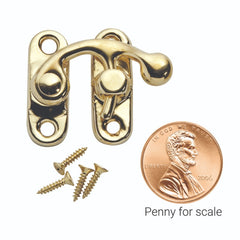 Decorative Swing Latch, Brass
