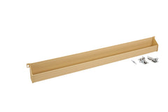 36 in. Sink Front-1 pair Soft Close Hinge & End Caps - White