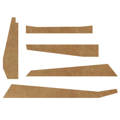 Rockler Nordic-Style Adirondack Chair Plan with Cardboard Templates