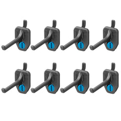 Rockler Hang-Tight 2'' Straight Post Pegboard Hooks, 8-Pack