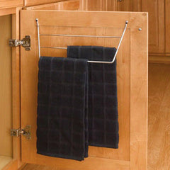 3 Prong Pull-Out Towel Bar, White, Wire (563-47)