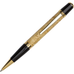 Manhattan Ballpoint Pen Hardware Kit - Black Titanium w/ Gold