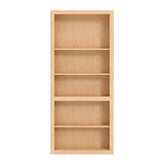 32" Oak InvisiDoor Bookcase Shelving Unit Kit