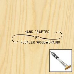 Three-Line Double Curl Branding Iron, Electric Handle
