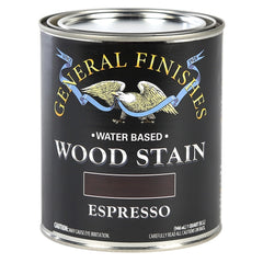 General Finishes Water Based Wood Stain, Espresso, Pint