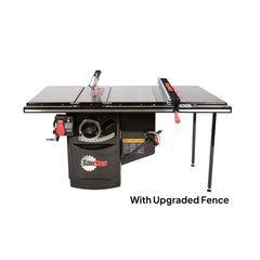 SawStop Industrial 7.5HP, 3ph, 230v Cabinet Saw with 36 Industrial T-Glide Advance Rip Fence, Rails & Extension Table
