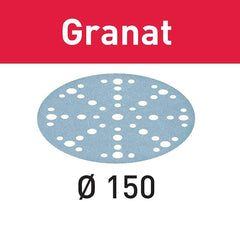 80-Grit 6'' Festool Granat D150 Abrasive Discs, 10-Pack (575156)