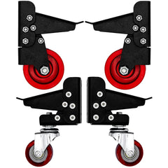 JessEm Caster Set for Steel Router Stand and Other Workbenches, Universal Casters