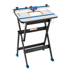 Rockler HPL Router Table with ProMax Fence and Rock Steady Folding Stand