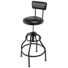 Rockler Pneumatic Shop Stool with Adjustable Backrest