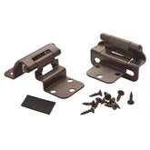 3/8'' Inset Self-Closing Partial Wrap Cabinet Hinges, Oil-Rubbed Bronze