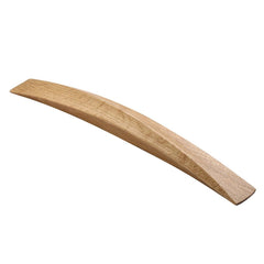 9-3/4'' Ridged Designer Wood Cabinet Pull, Oak