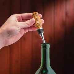 Rockler Stainless Steel Bottle Stopper - Droplet