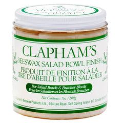 Clapham's Beeswax Salad Bowl Finish, 7 oz.