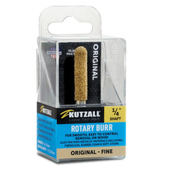 Kutzall Original - Ball Nose Burr, 1/4'' Shaft, Head Diameter 1/4'' X Head Length 1-3/4'', Fine