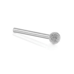 Kutzall Original - Sphere Burr, 1/8'' Shaft, Head Diameter 1/4'' X Head Length 1/4'', Coarse