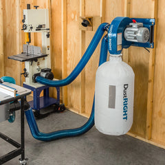 Dust Right Wall-Mount Dust Collector, 1250 CFM