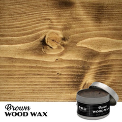 RMP Finishes Wood Wax, Brown, 4 oz.