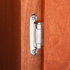 3/8'' Inset Self-Closing Face-Mount Cabinet Hinges (3428), Oil-Rubbed Bronze