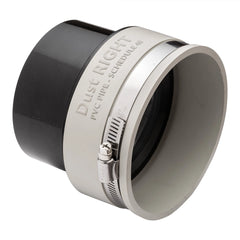 Dust Right Schedule 40 PVC Adapter, 4'' PVC to 4'' Fitting
