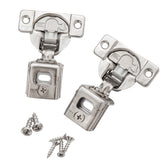 Full Kit Grass TEC Soft-Close Hinges (Pair) for Face Frame, 108°, 1/2'' Overlay