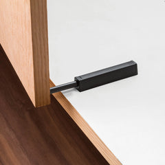 Gray Blum Tip-On Touch Latch for Self-Closing Hinges, Screw-Mount