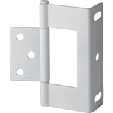3" Non-Mortise Wrap Hinges - White