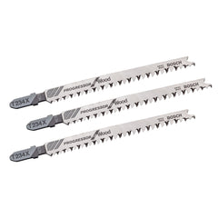 Bosch Progressor 8-12 TPI T-Shank Jigsaw Blades, 3-Pack