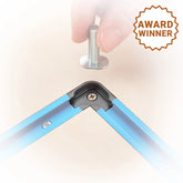 Rockler T-Track Drop-In 90° Corners, 4-Pack