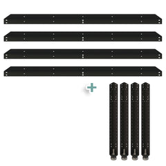 Rockler Rock-Steady Mid-Height Assembly Table Kit, 44''W x 44''W x 28''H