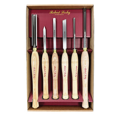 Sorby 6-Piece Woodturning Set with Book (Woodturning: A Foundation Course)